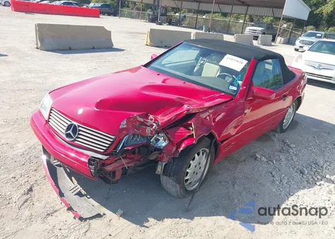 1997 Mercedes-Benz Sl 500 из США, поврежденный, VIN WDBFA67F9VF146551